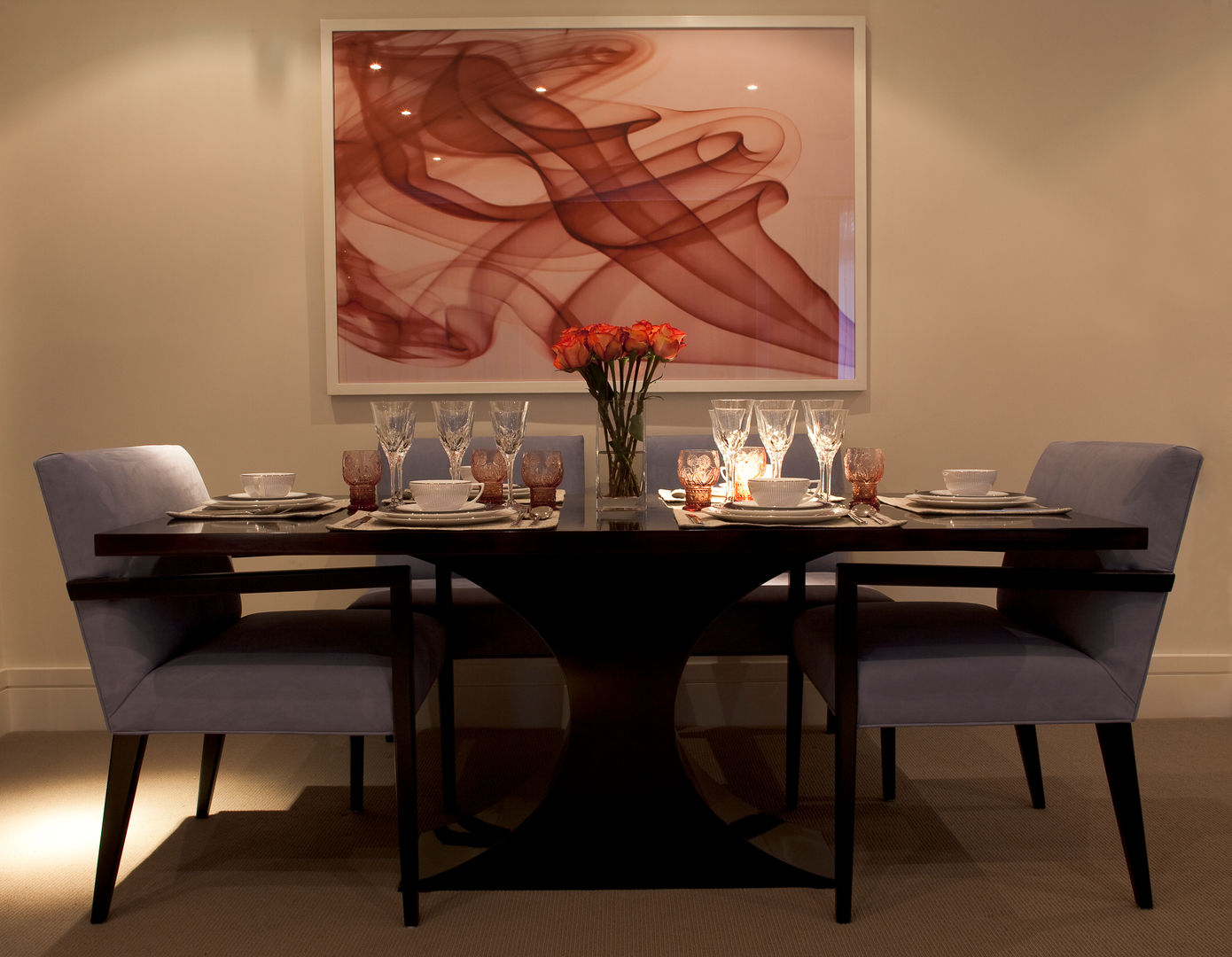 Dining Area Roselind Wilson Design Dining room modern,luxury,dining table,dining room,contemporary,interior design,residential