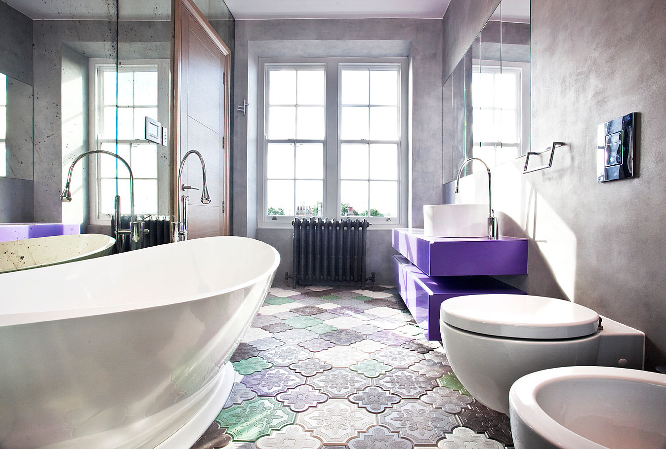 Bathroom Roselind Wilson Design ห้องน้ำ bathroom,modern,contemporary,tiles,interior design