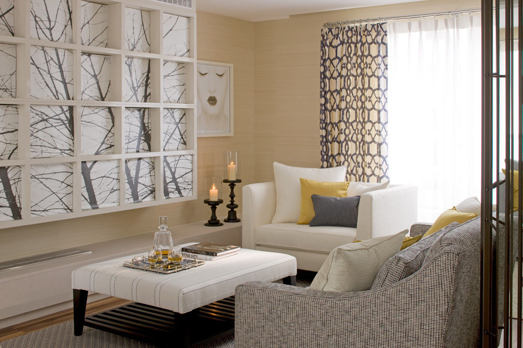 Living Room Roselind Wilson Design Phòng khách phong cách kinh điển luxury,modern,table,sofa,wall art