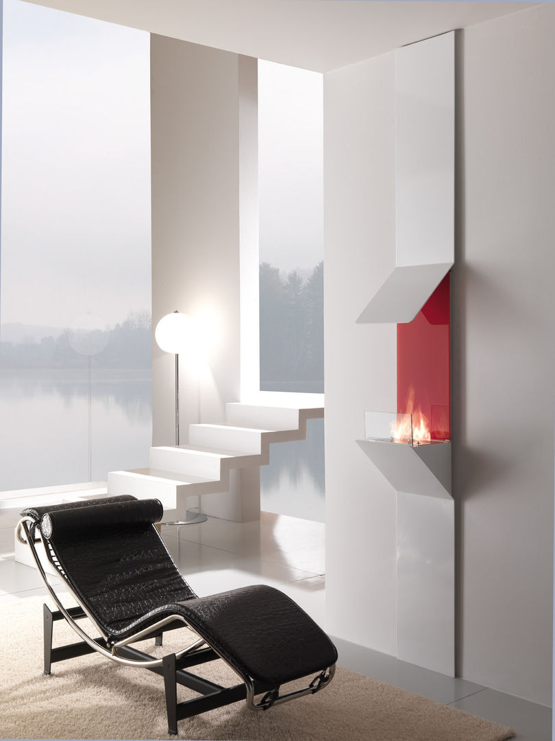 HORUS, ELEMENTO 3 DISEÑO SA DE CV ELEMENTO 3 DISEÑO SA DE CV Modern living room Fireplaces & accessories