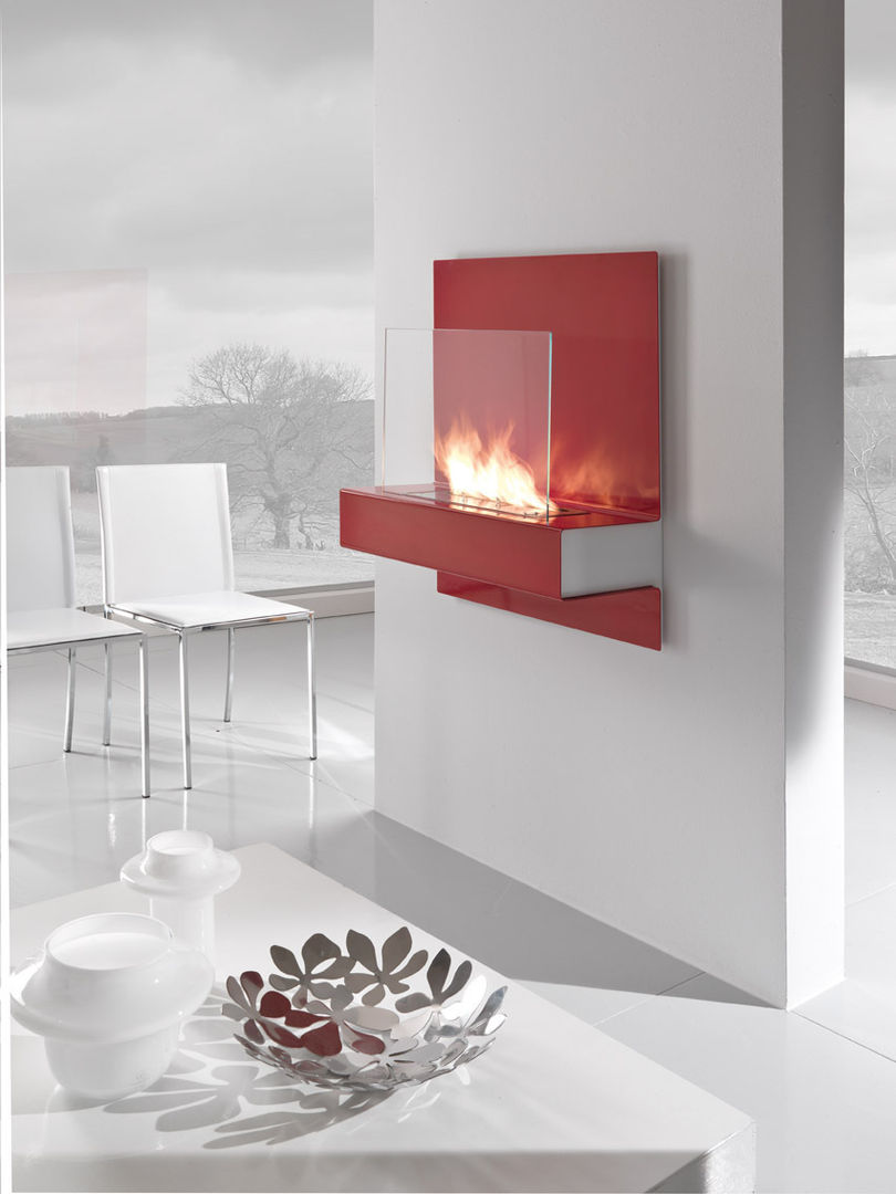 HORUS, ELEMENTO 3 DISEÑO SA DE CV ELEMENTO 3 DISEÑO SA DE CV Modern living room Fireplaces & accessories