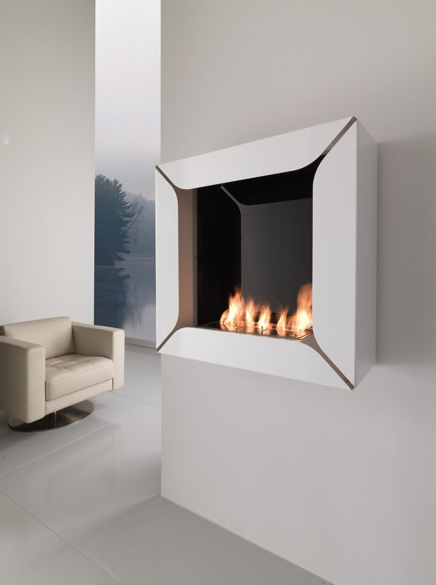 HORUS, ELEMENTO 3 DISEÑO SA DE CV ELEMENTO 3 DISEÑO SA DE CV Modern Living Room Fireplaces & accessories