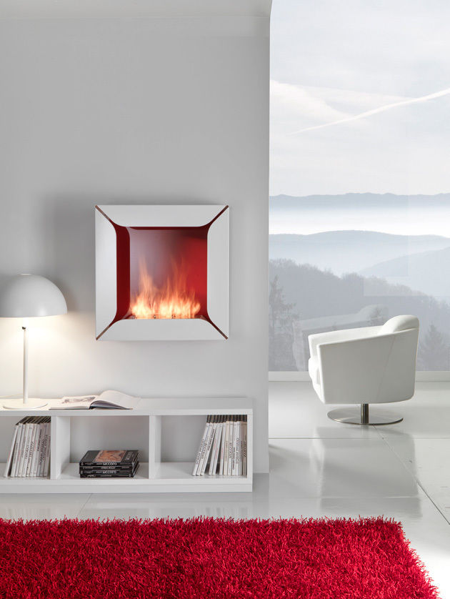 HORUS, ELEMENTO 3 DISEÑO SA DE CV ELEMENTO 3 DISEÑO SA DE CV Ruang Keluarga Modern Fireplaces & accessories