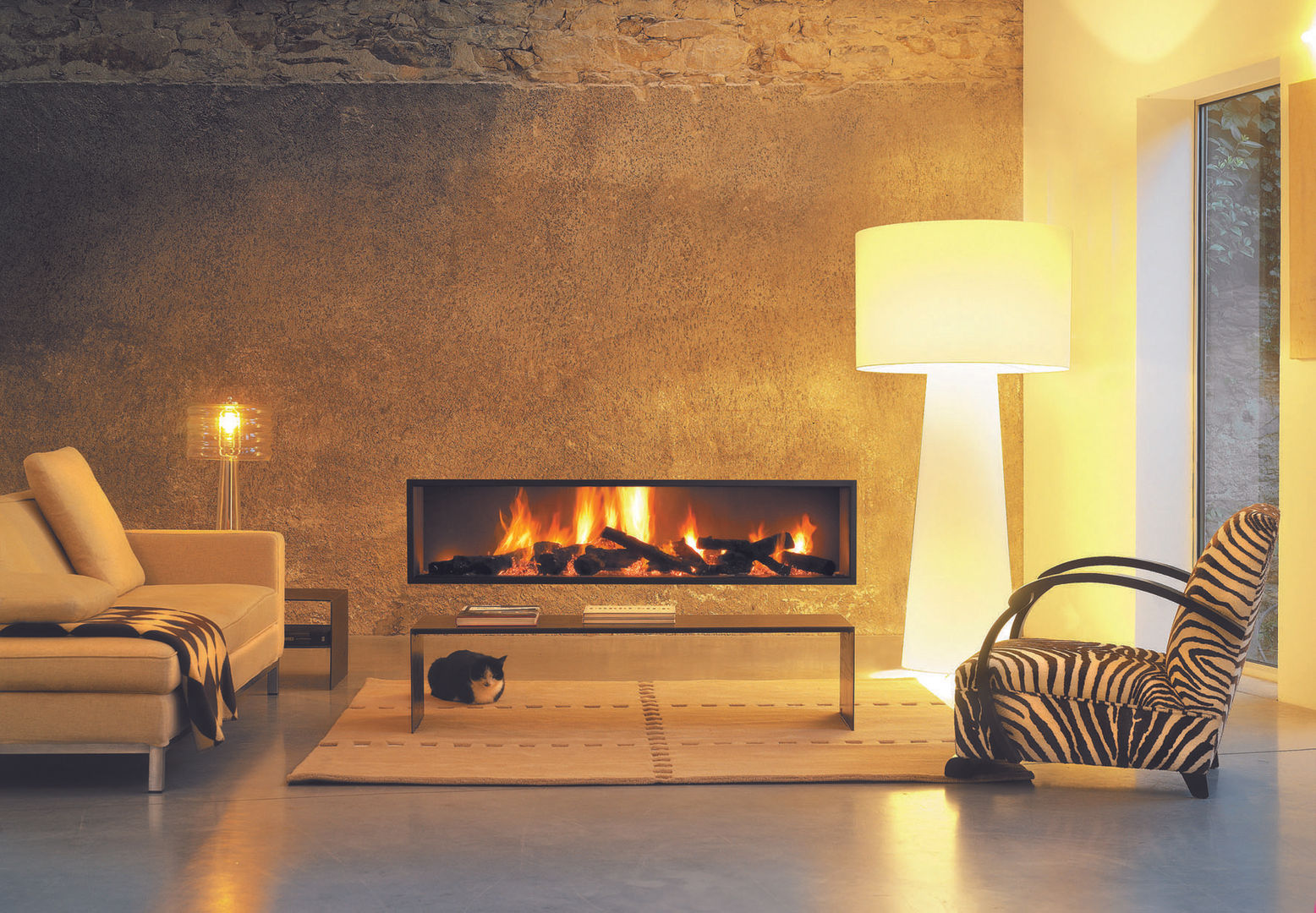 homify Modern living room Fireplaces & accessories