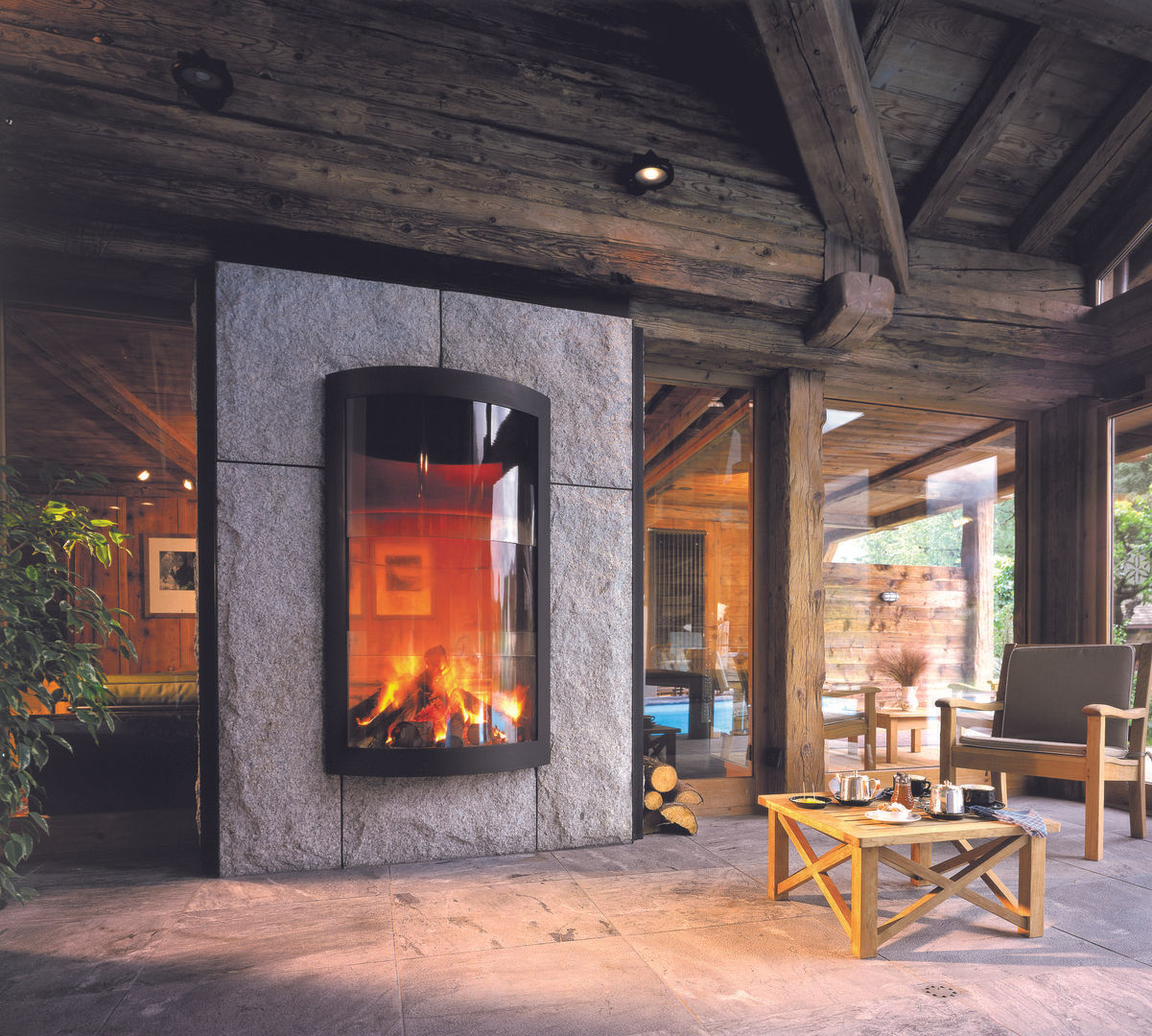 homify Modern living room Fireplaces & accessories