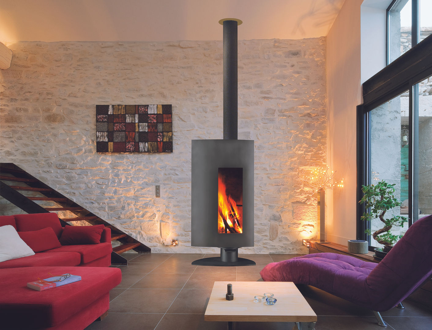 homify Living room Fireplaces & accessories