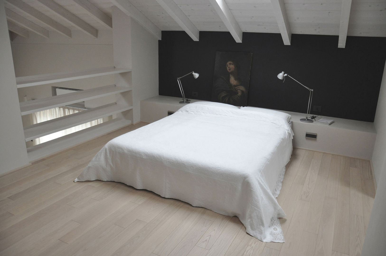 casa ELE, PAOLO CAPRIGLIONE ARCHITETTO PAOLO CAPRIGLIONE ARCHITETTO Modern Bedroom