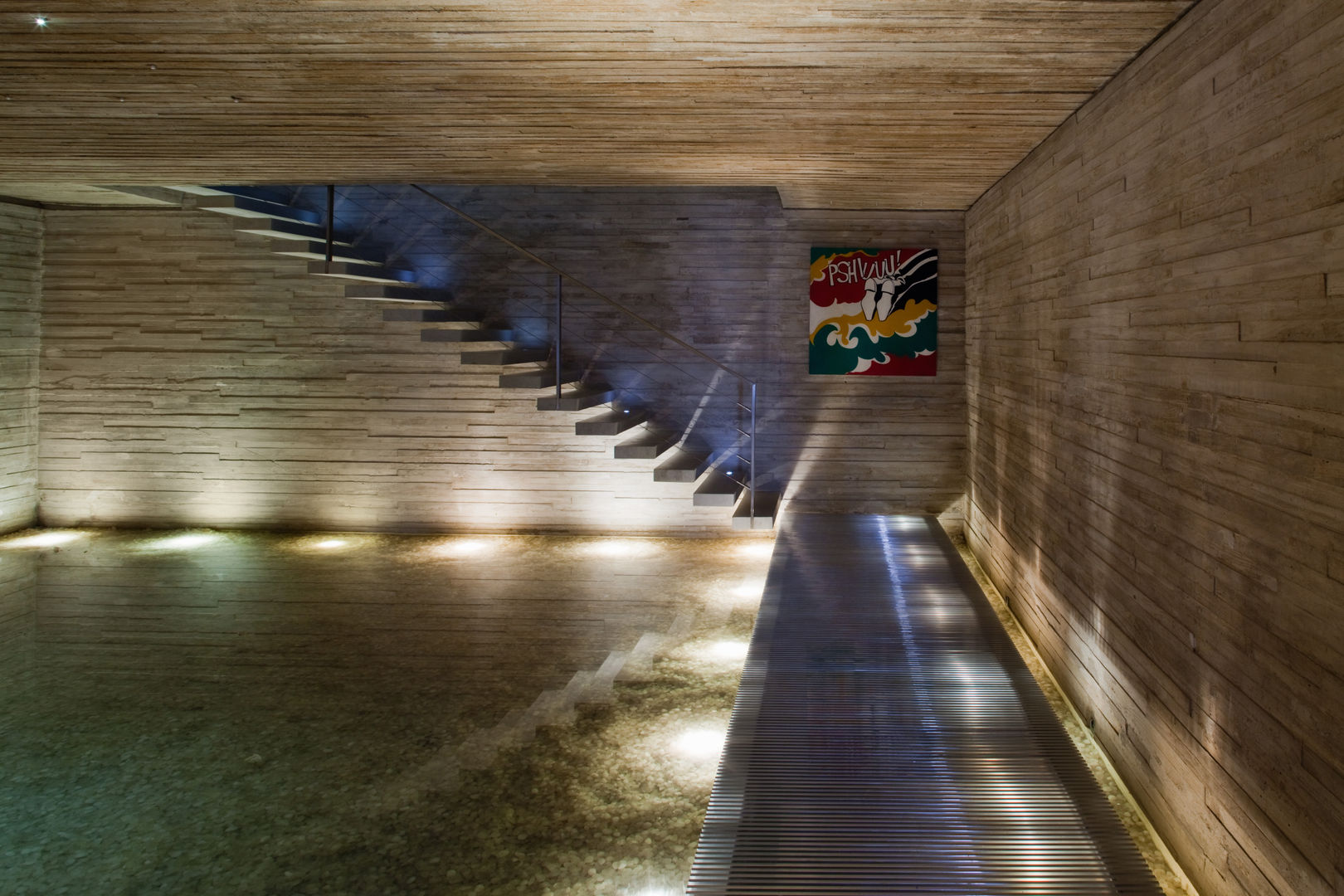 Paraty House, Studio MK27 Studio MK27 Modern Corridor, Hallway and Staircase