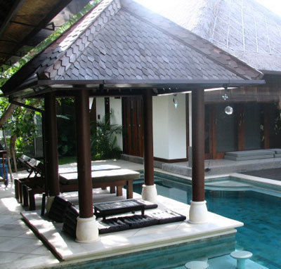 gazebo piscina comprar en bali Jardines de estilo tropical Madera Acabado en madera gazebo,cenador,palapa,pabellon