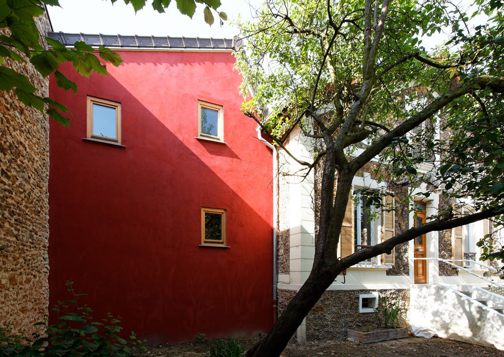 EXTENSION MAISON P, atelier eem atelier eem Rustic style house