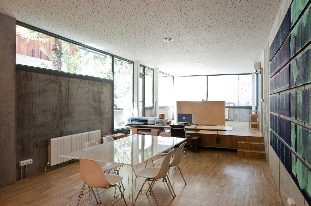 sala de reuniones, estudio hollegha arquitectos Comedores