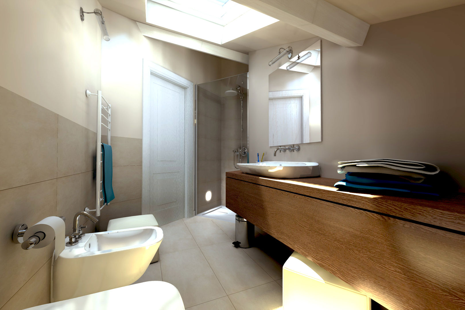 Progettazione d'Interni , Studio di Architettura Tundo Studio di Architettura Tundo Modern bathroom