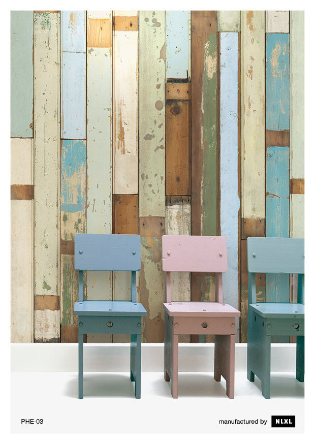 Scrapwood Wallpaper I de Piet Hein Eek, ROOMSERVICE DESIGN GALLERY ROOMSERVICE DESIGN GALLERY 牆面 壁紙