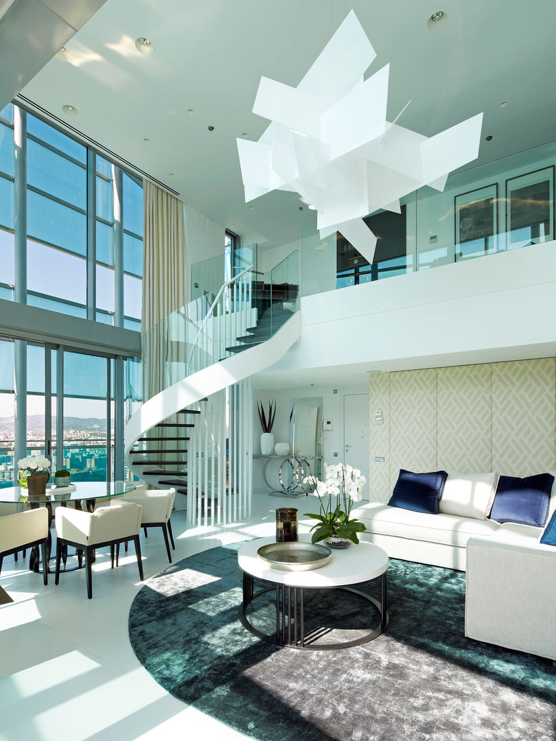 ÁTICO BILOV, Molins Design Molins Design Mediterranean style living room