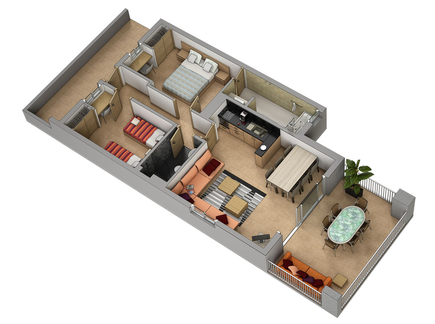 Planos de corte 3D , Realistic-design Realistic-design Case