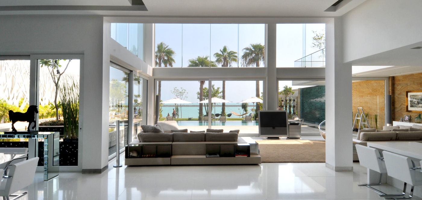Beach Villa Baharain, Lo Studio Mammini Candido Lo Studio Mammini Candido Modern living room