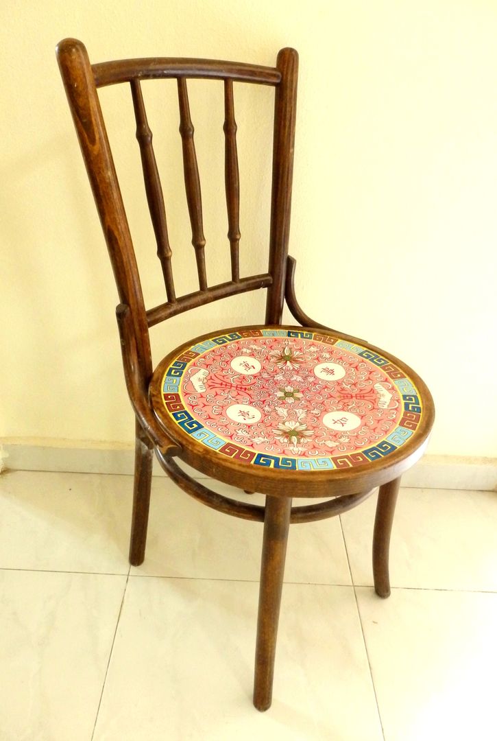 Kopitiam chair, Art From Junk Pte Ltd Art From Junk Pte Ltd Espacios