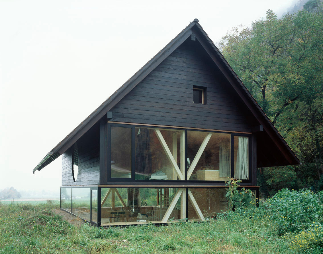 Stöckli in Balsthal, PASCAL FLAMMER ARCHITECT PASCAL FLAMMER ARCHITECT Habitaciones