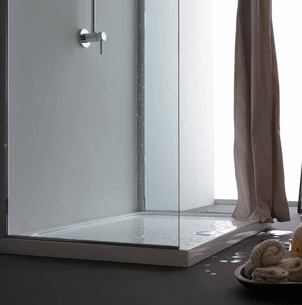 Shower curtain in waterproof fabric GAL srl حمام دوش وأحواض إستحمام