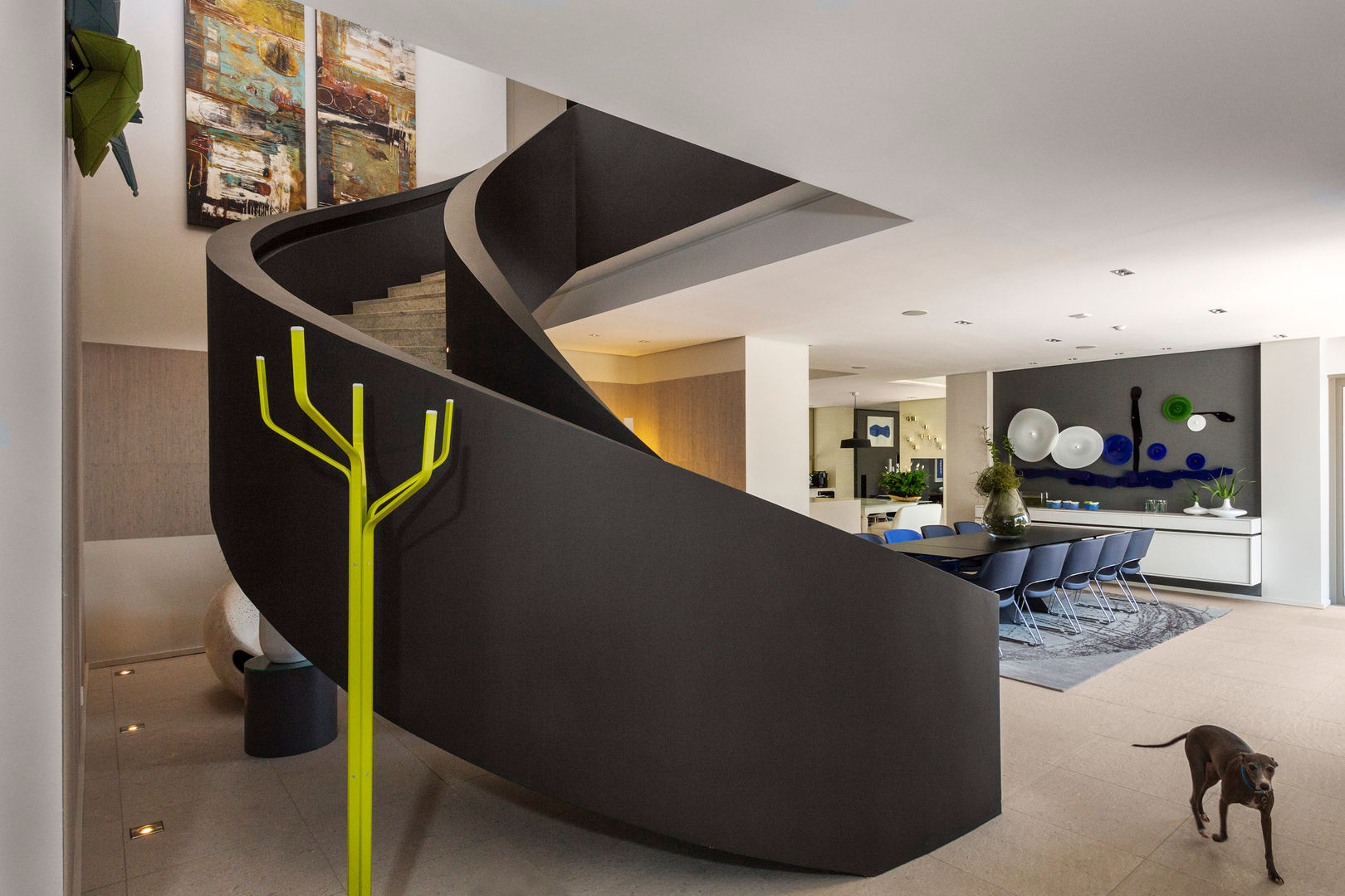 House Shoeman interior, C7 architects C7 architects Modern Corridor, Hallway and Staircase