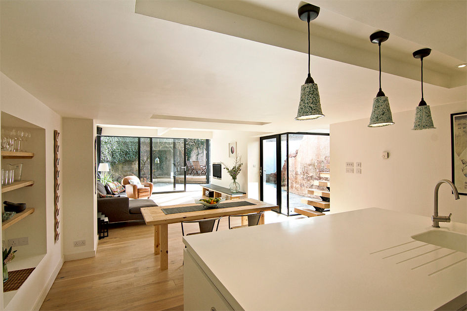 Headlands Cottage - Interior Barc Architects Sala da pranzo moderna
