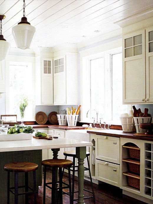 Country style kitchen homify Dapur Gaya Country