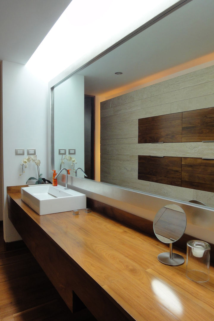 Casa EV, ze|arquitectura ze|arquitectura Ванная комната в стиле модерн