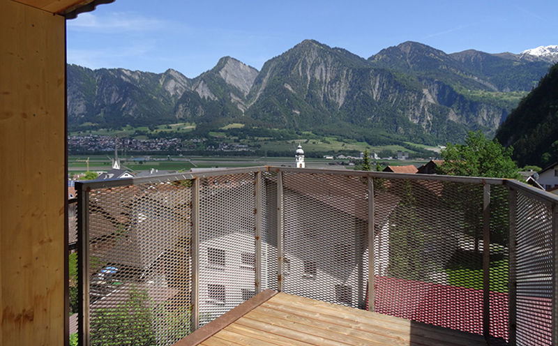 Zweipersonenhaus "Trip-Trap", HART ARCH _ Architektur + Design GmbH HART ARCH _ Architektur + Design GmbH بلكونة أو شرفة