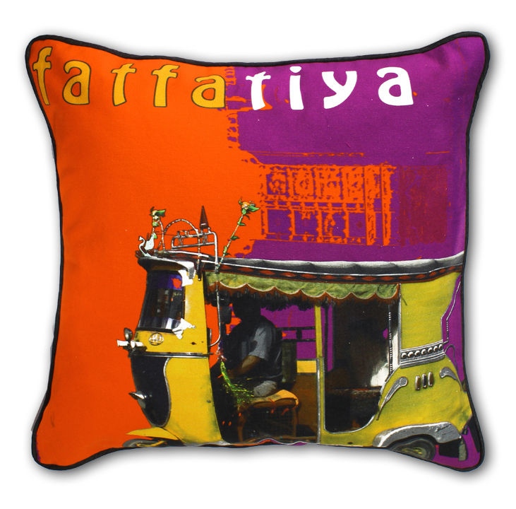Yellow Taxi Cushion Cover homify Asian style living room Accessories & decoration