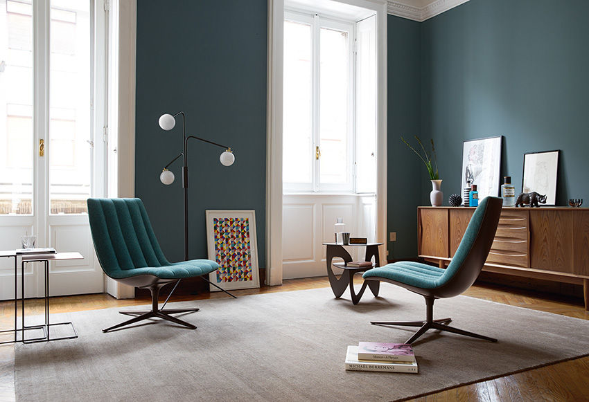 Walter Knoll, Zimmermanns Kreatives Wohnen Zimmermanns Kreatives Wohnen Modern living room Leather Grey Sofas & armchairs