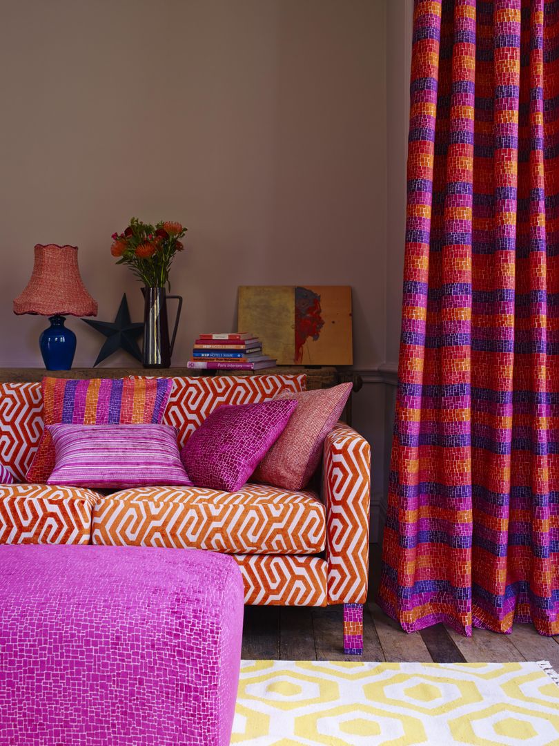 Roco cam, Prestigious Textiles Prestigious Textiles Akdeniz Oturma Odası