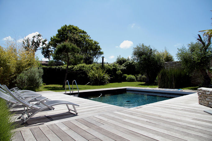 Swimming pool Alizé Chauvet Architecte - Designer intérieur Casas industriales