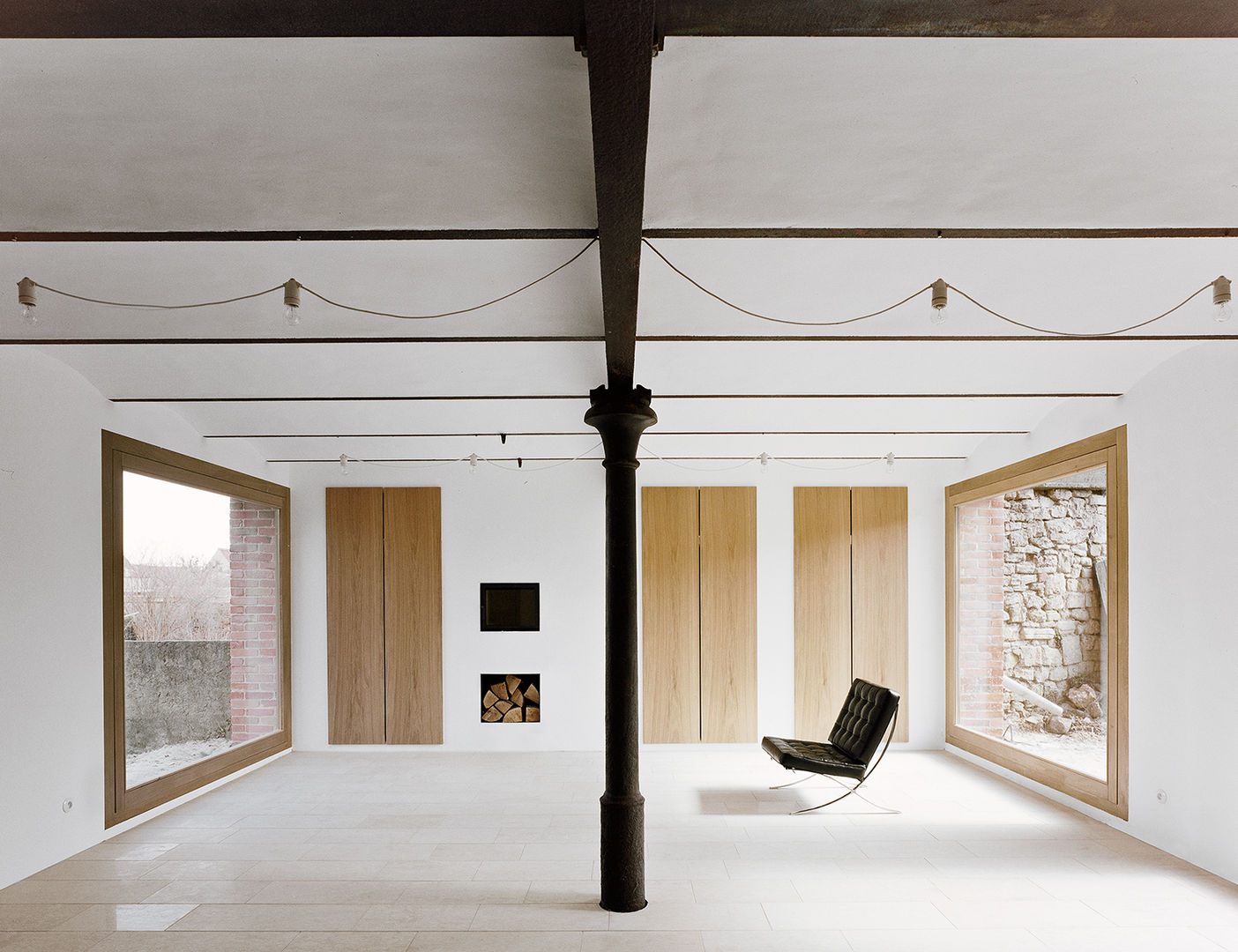 Haus Stein, JAN RÖSLER ARCHITEKTEN JAN RÖSLER ARCHITEKTEN Столовая комната в стиле минимализм