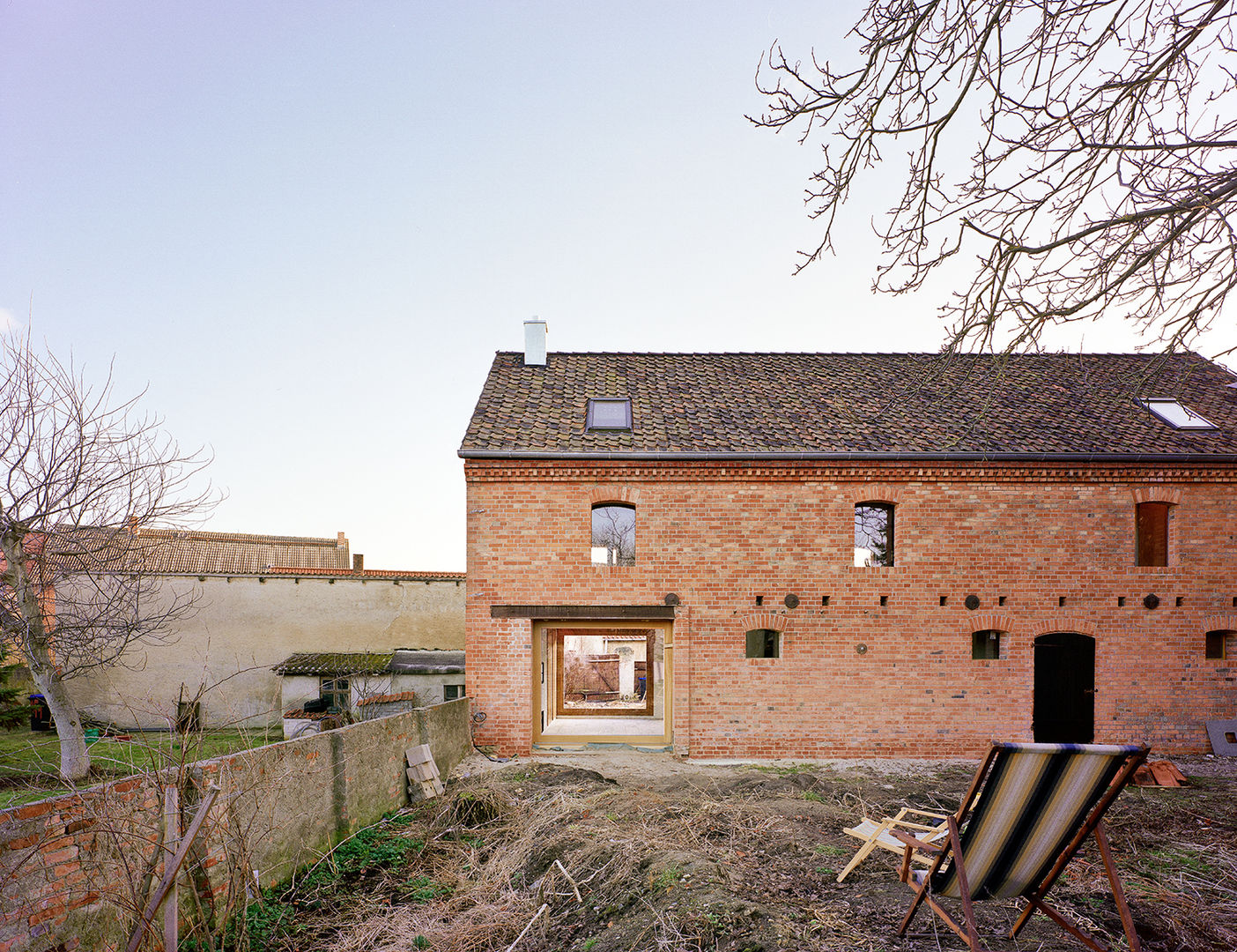 Haus Stein, JAN RÖSLER ARCHITEKTEN JAN RÖSLER ARCHITEKTEN 露臺