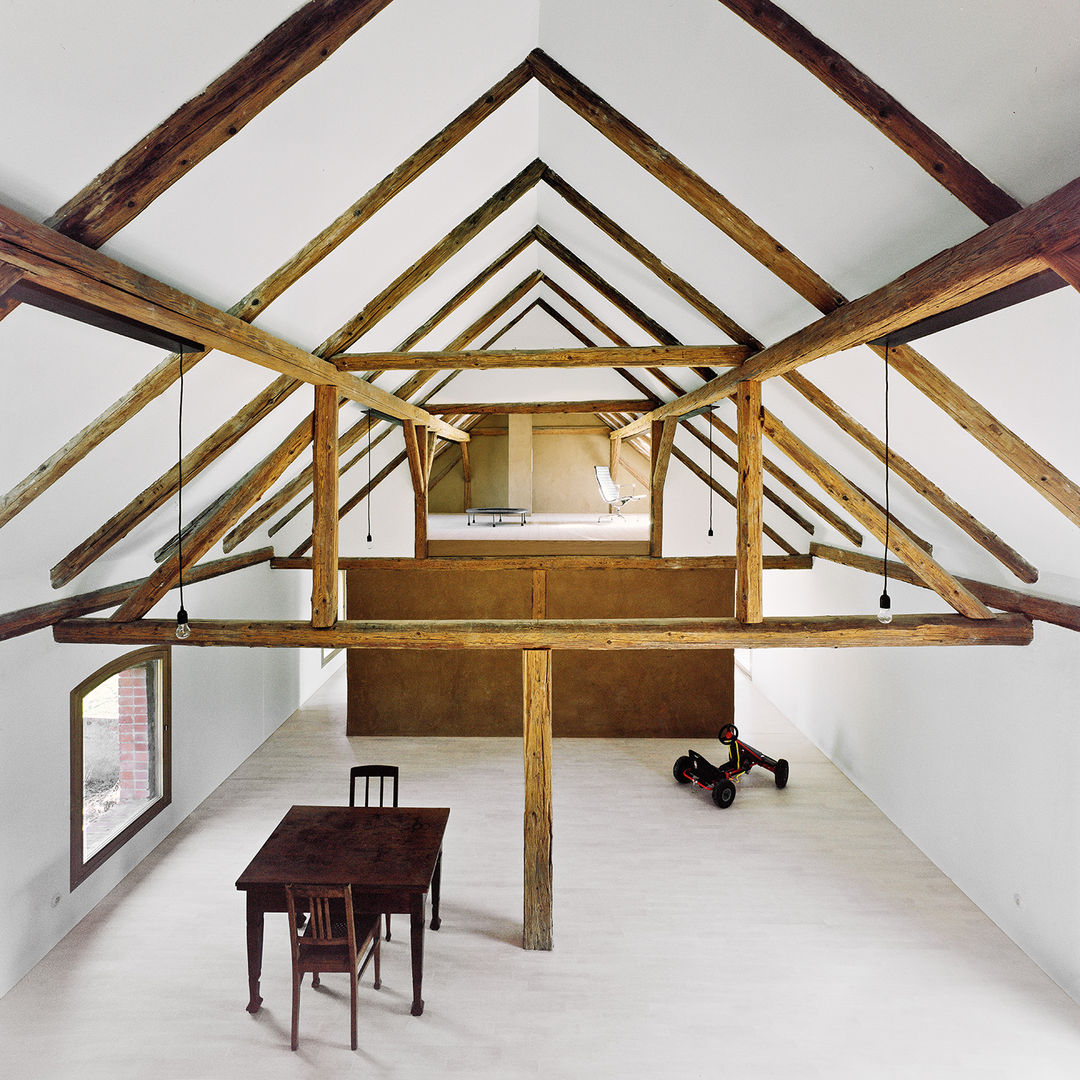 Haus Stein, JAN RÖSLER ARCHITEKTEN JAN RÖSLER ARCHITEKTEN Living room