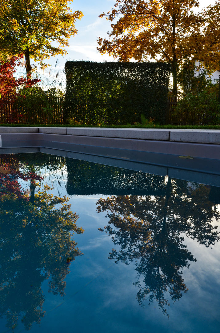 Meersalzwasser-Tauchbecken: Minipool mit Wow-Effekt, design@garten GmbH & Co. KG design@garten GmbH & Co. KG Modern style gardens Swim baths & ponds