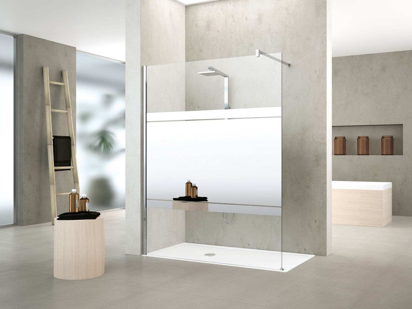 Inloopdouches, Novellini Novellini Modern bathroom Bathtubs & showers