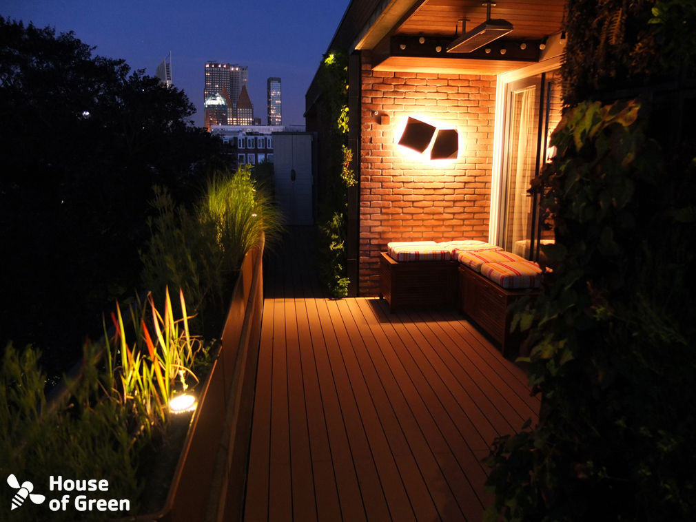 Complete terras make-over, House of Green House of Green Modern style balcony, porch & terrace