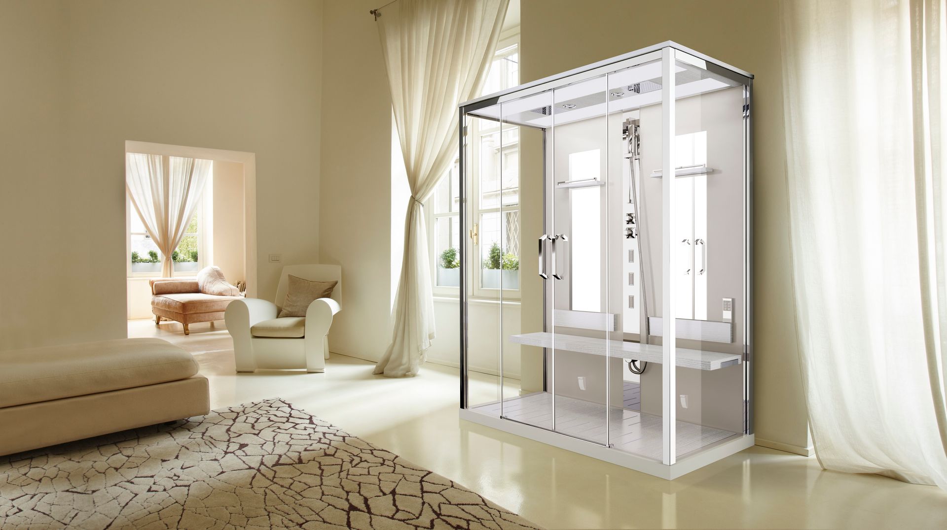 Stoomcabines, Novellini Novellini Modern bathroom Bathtubs & showers