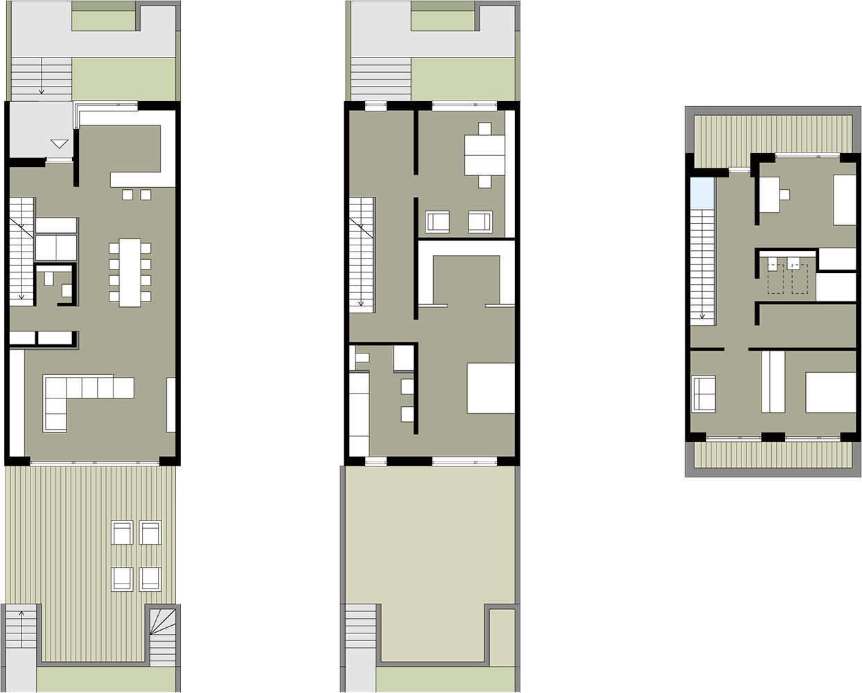 Stadthaus 5 von 7, Dewey Muller Partnerschaft mbB Architekten Stadtplaner Dewey Muller Partnerschaft mbB Architekten Stadtplaner Interior design