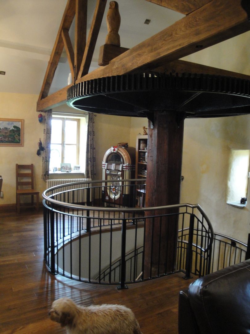 Melin Esgob, Llannerch-y-Medd, North Wales , Capra Architects Capra Architects Stairs Stairs