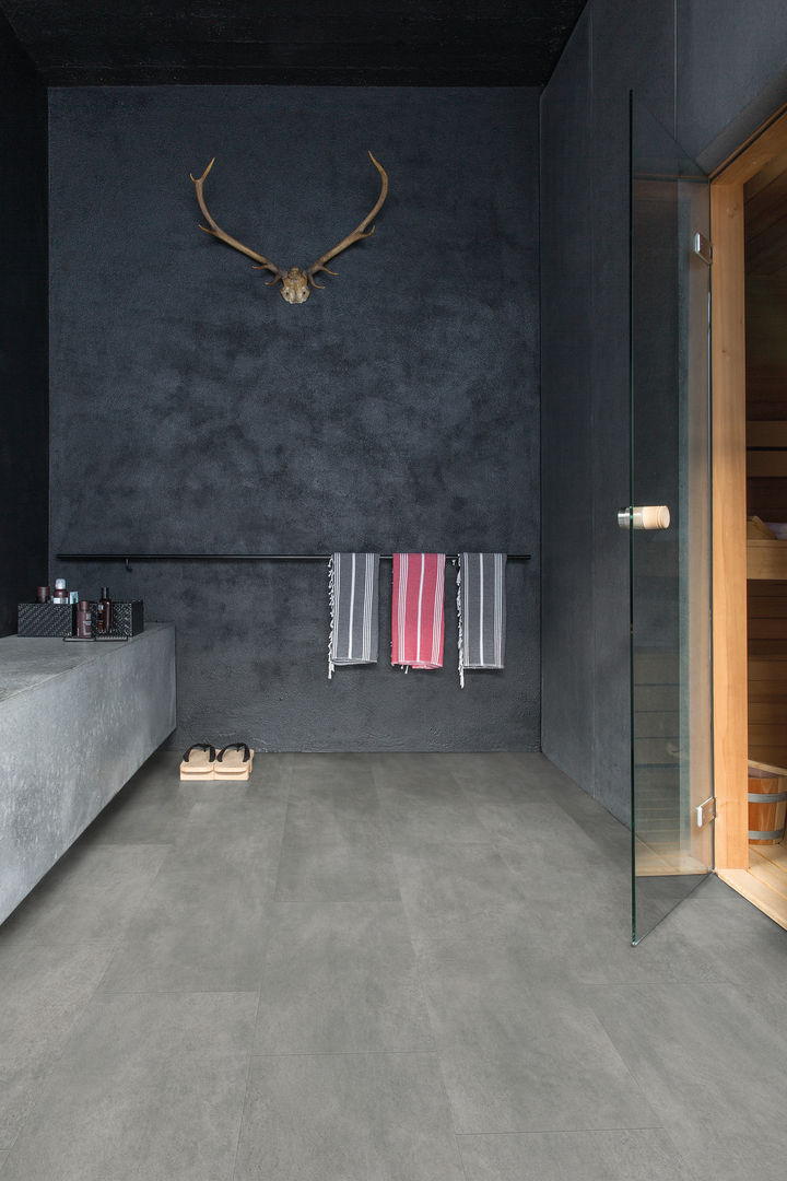 Grey Travertine Quick-Step Minimalist walls & floors Wall & floor coverings