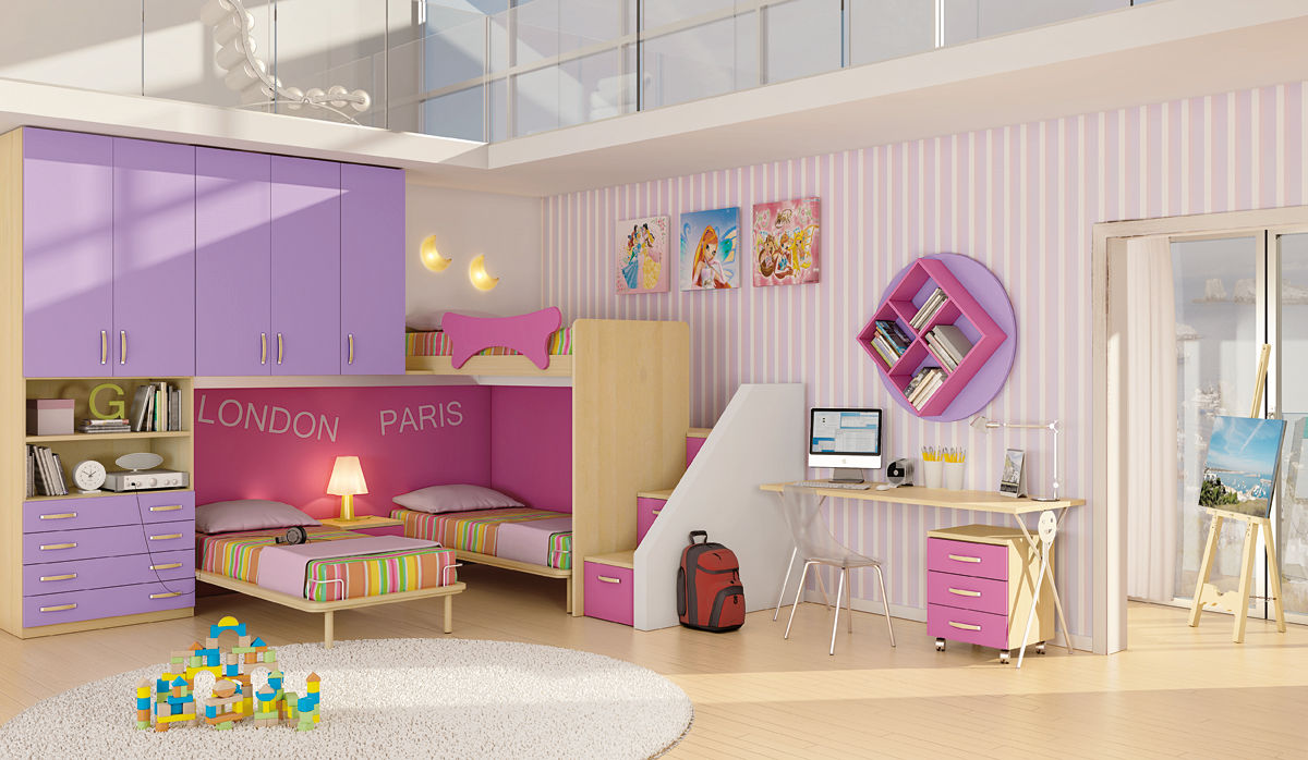 Sweet Night, AGUZZI DESIGN STUDIO AGUZZI DESIGN STUDIO Habitaciones para niños de estilo ecléctico Armarios y cómodas