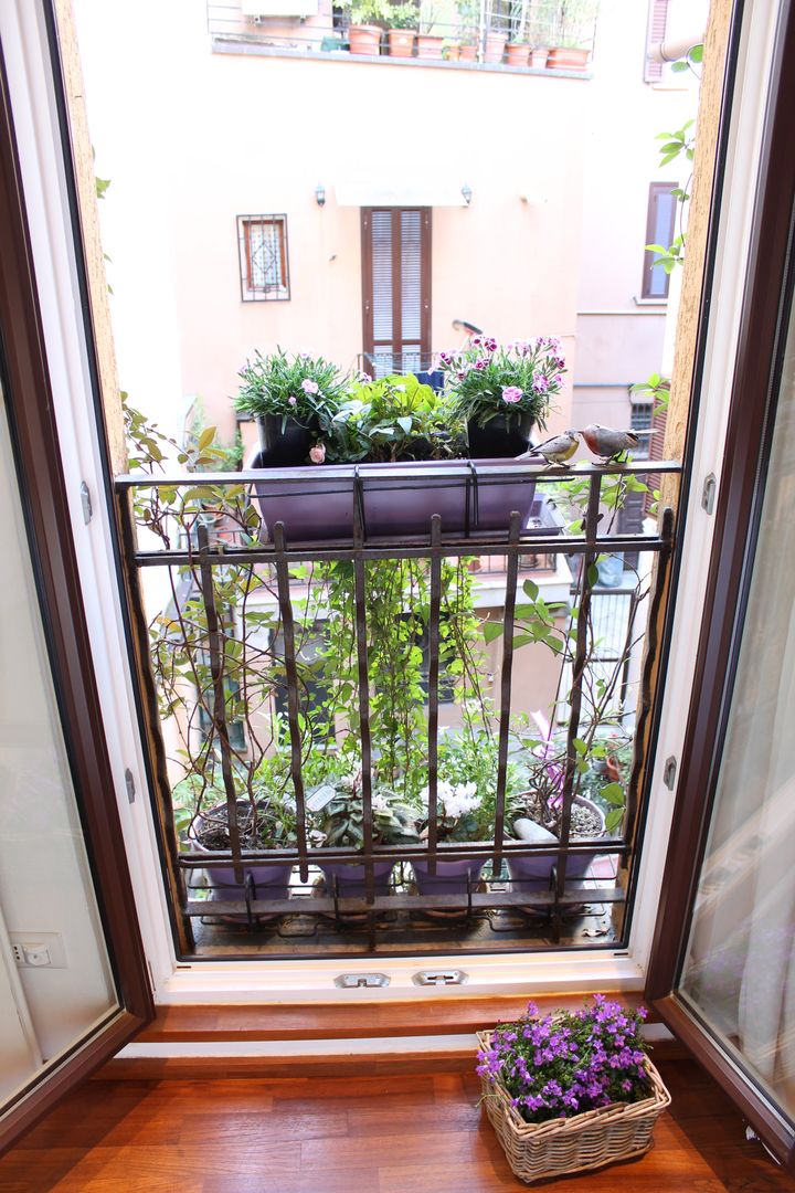 Mini Loft, Arch. Silvana Citterio Arch. Silvana Citterio Nowoczesny balkon, taras i weranda