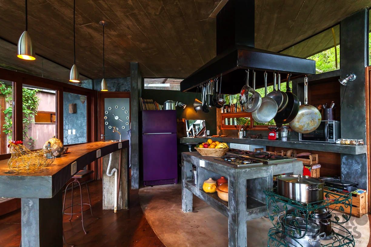 Casa da Floresta, Ferraro Habitat Ferraro Habitat Kitchen