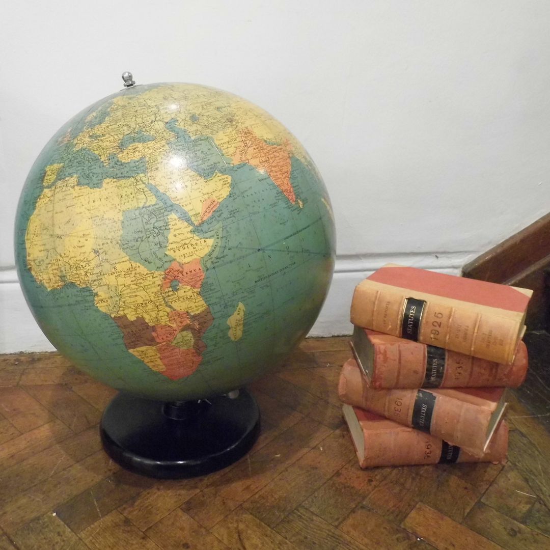 Huge Philips Globe Travers Antiques