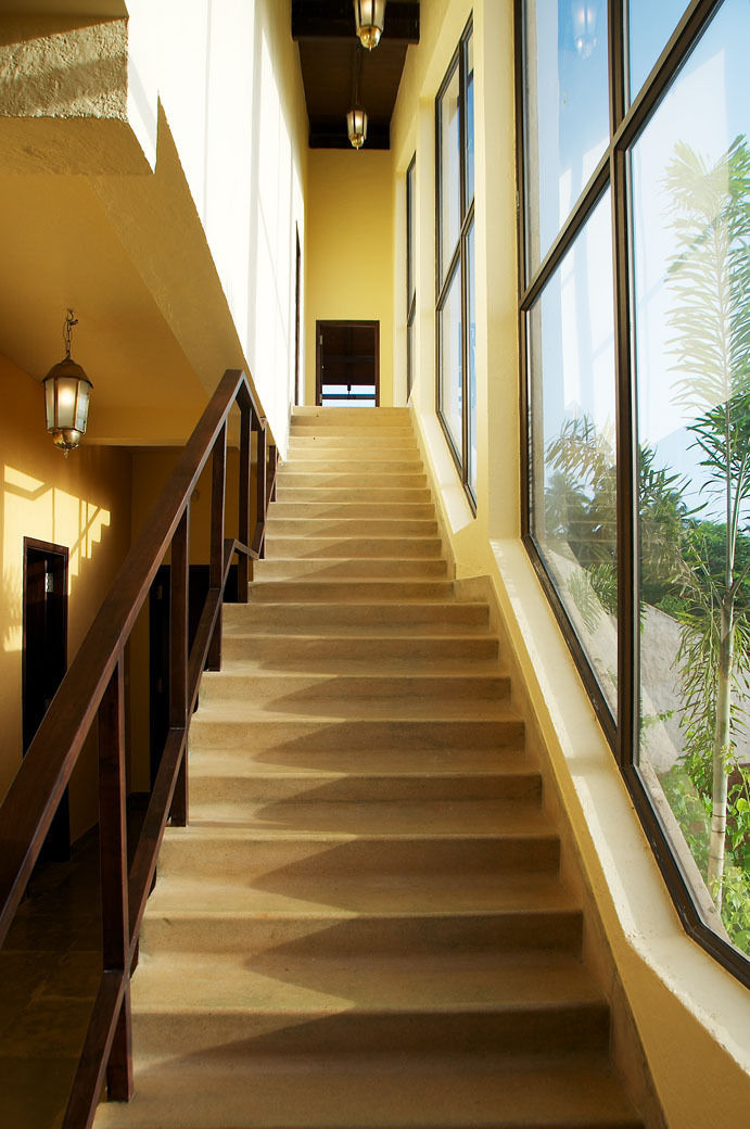 the staircase Ashleys Bungalows luxury,interior