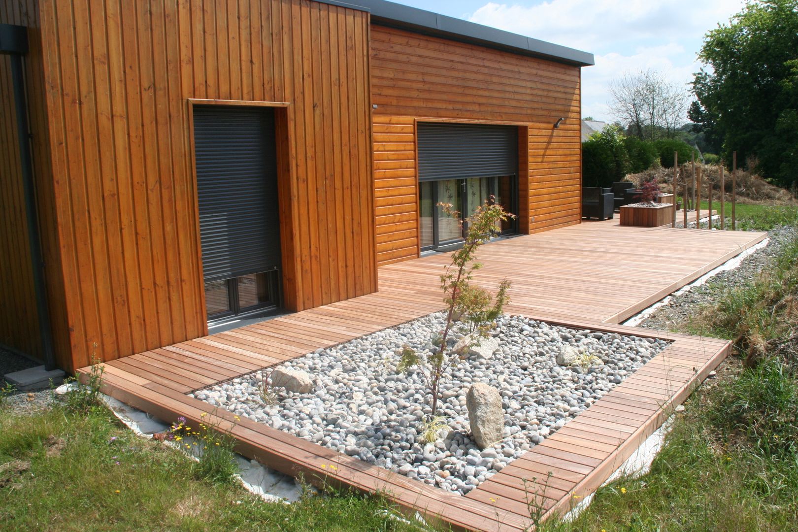 Aménagement terrasse esprit Zen, EURL OLIVIER DUBOIS EURL OLIVIER DUBOIS 庭院