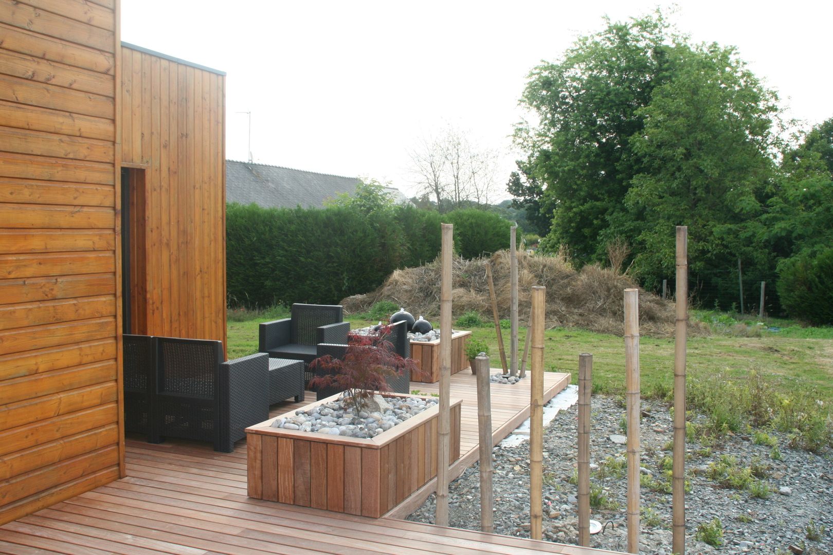 Aménagement terrasse esprit Zen, EURL OLIVIER DUBOIS EURL OLIVIER DUBOIS Jardines de estilo asiático