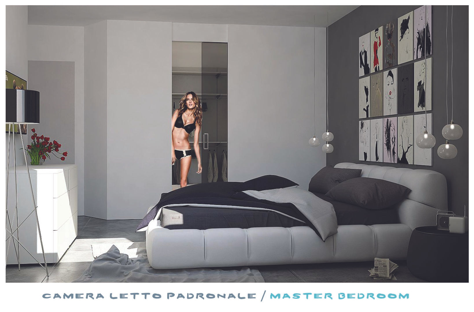 From Single to Married!, ZENZEROdesign ZENZEROdesign Minimalist bedroom